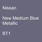 Preview: Nissan, New Medium Blue Metallic, BT1.